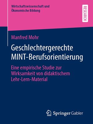 cover image of Geschlechtergerechte MINT-Berufsorientierung